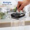 Airtight Food Storage Containers Set for Home Organization - 7 Piece Largest Flip Lock Set w/more Capacity - BPA Free Plastic Dry Food Storage Containers with Lids